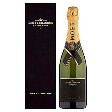 Moet & Chandon champagne 0.75cl 6 pack in black gift box premium French vintage champagne