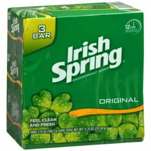 Irish Spring soap 3 bar pack 11.1 oz deodorant bar soap with aloe vera