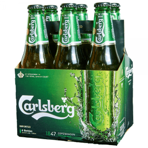 Carlsberg Beer bottles and cans 330ml 500ml 24-pack premium lager
